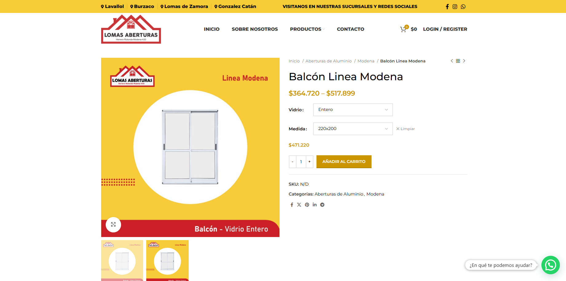 lomas ficha de producto