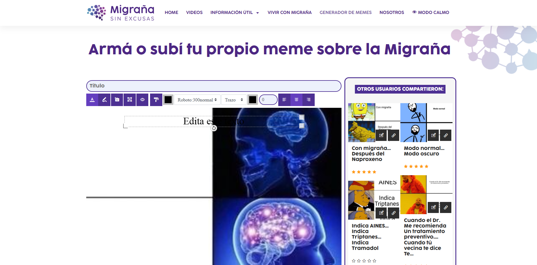 memes migraña