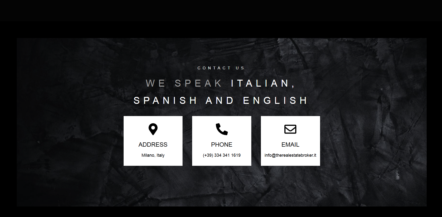 the real estate broker contact