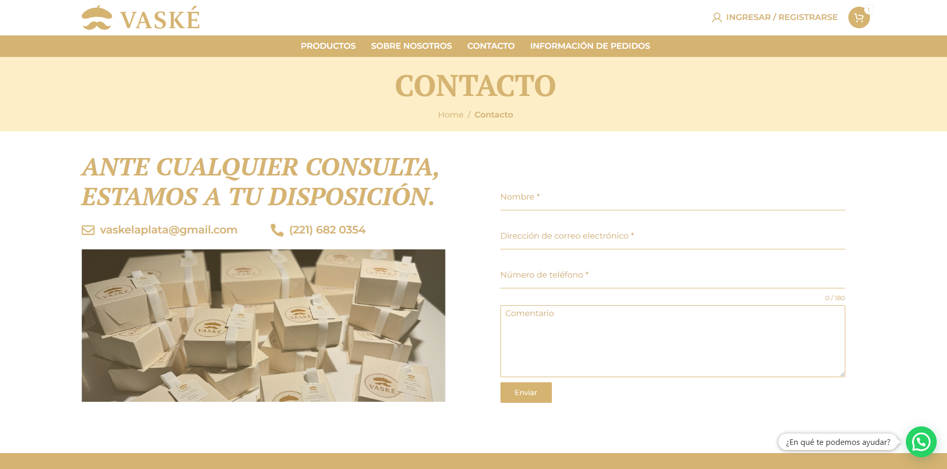 vaske contacto