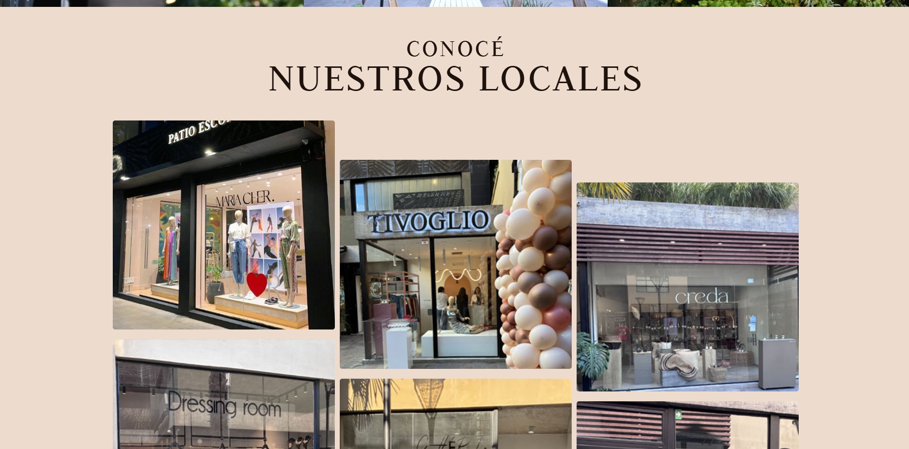 locales de patio escondido
